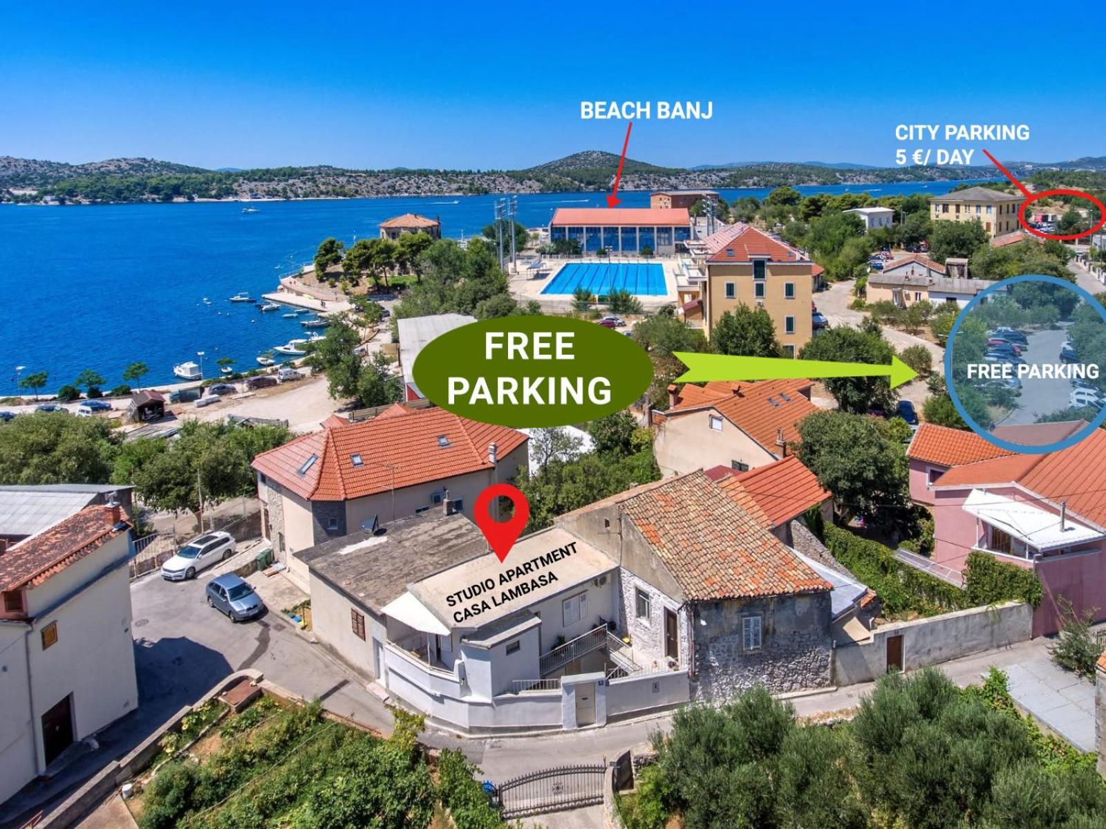 Studio Apartman Casa Lambasa Šibenik Esterno foto